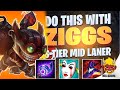 WILD RIFT | Ziggs is S-Tier if you do THIS! | Ziggs Gameplay | Guide & Build