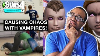 Making The Sims 4 High School Years Unplayable With Vampires