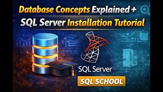 Database Concepts Explained + SQL Server Installation Tutorial | SQL SCHOOL
