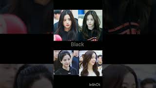 which hair color is better? #blackpink #kpopband #lisa#jennie #jisoo#rose