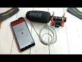 testing rode mic with android mobile phone and trrs cable