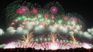 【4K】2019 赤川花火大会 市民花火「The Greatest Rock × Fireworks Akagawa」♪ 紅屋青木煙火店（演出：平山 英雄氏）