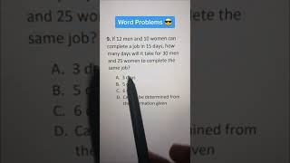 Sat Math Word Problems Short Cuts