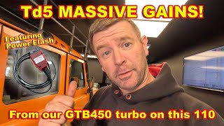 Huge gains from this Defender Td5 110 with an Alive GTB450 VNT turbo