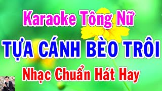 Tựa Cánh Bèo Trôi Karaoke Tông Nữ Thành Lý Organ