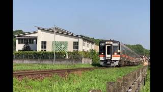 キハ75形(3206+3306)+(3404+3504)「普通 多治見」根本駅 付近にて