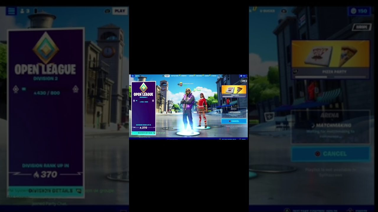 How to play split-screen Arena mode on PS4/PS5 #glitch #fortnite