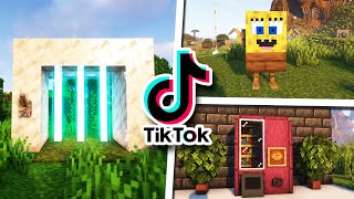 Minecraft 10 TikTok Build Hacks