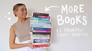 I bought more books... (new + thrifted book haul) | romance, fantasy, non-fiction \u0026 more!