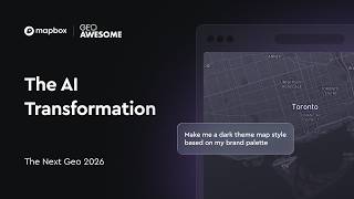 The AI Transformation: From APIs to Conversations - The Next Geo 2026 Workshop