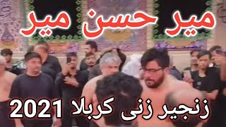 Mir Hasan Mir | Zanjeer Zani 2021| Karbala