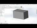 using extruded boss solidworks course for beginners