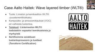 Wave Layered Timber (WLT®) täysin vapaa kemikaaleista ja myrkyistä | EKG Consultingin asiakascase