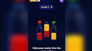 Magic Sort Level 1–4 Walkthrough | Easy Solution Guide (No Hints Needed)