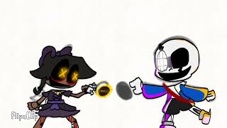 Cyn vs lb sans (murder drones vs Undertale) this isn’t finished btw￼￼