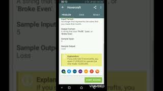 SoloLearn hovercraft problem solution | SoloLearn coding challenge | Python problem solving