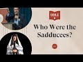 Who Were the Sadducees? - Acts 23