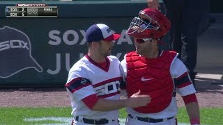 TOR@CWS: Robertson forces a pop out to end the game