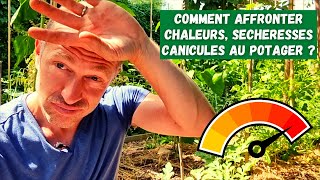 Résister aux canicules, chaleurs, sécheresse au potager ► 4 solutions principales