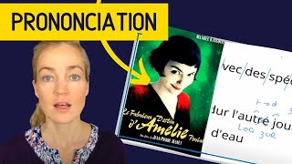 Exercice de prononciation avec des films français - Amélie Poulain