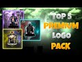 FreeFire Top 5 Premium Logo Pack || FreeFire YouTube Channel Logo Without Text || UnSmart FF ✨