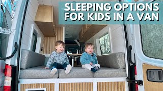 Sleeping Options For Kids In A Van | FAMILY VAN LIFE