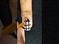 Chess Board Nail Art Design | #shorts