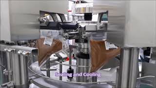 Korea-Rotary Pouch Packaging Machine-Bakery Dough