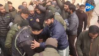 Wildlife Department Casual Labourers Protest in Srinagar, Demand Regularization