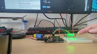 Mechatronics II: 4-bit Binary Clock Using Assembly Language