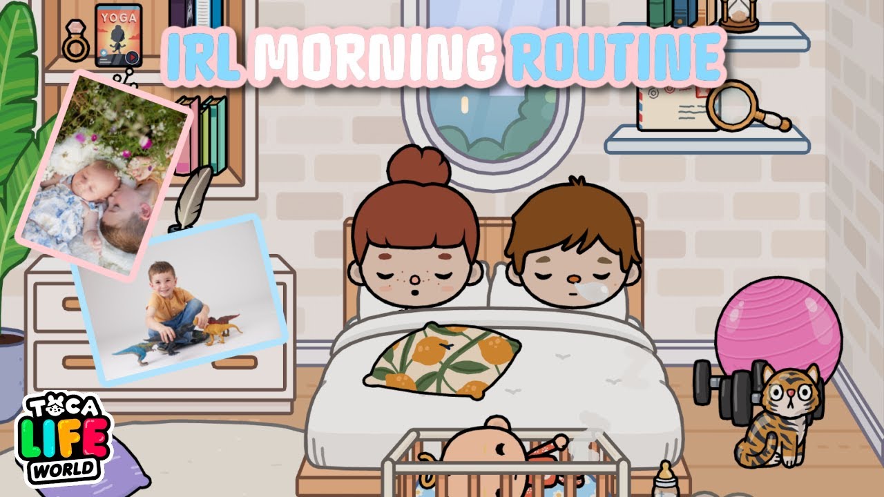 AESTHETIC FAMILY MOM Morning Routine IRL | WITH MY VOICE | Toca Boca ...