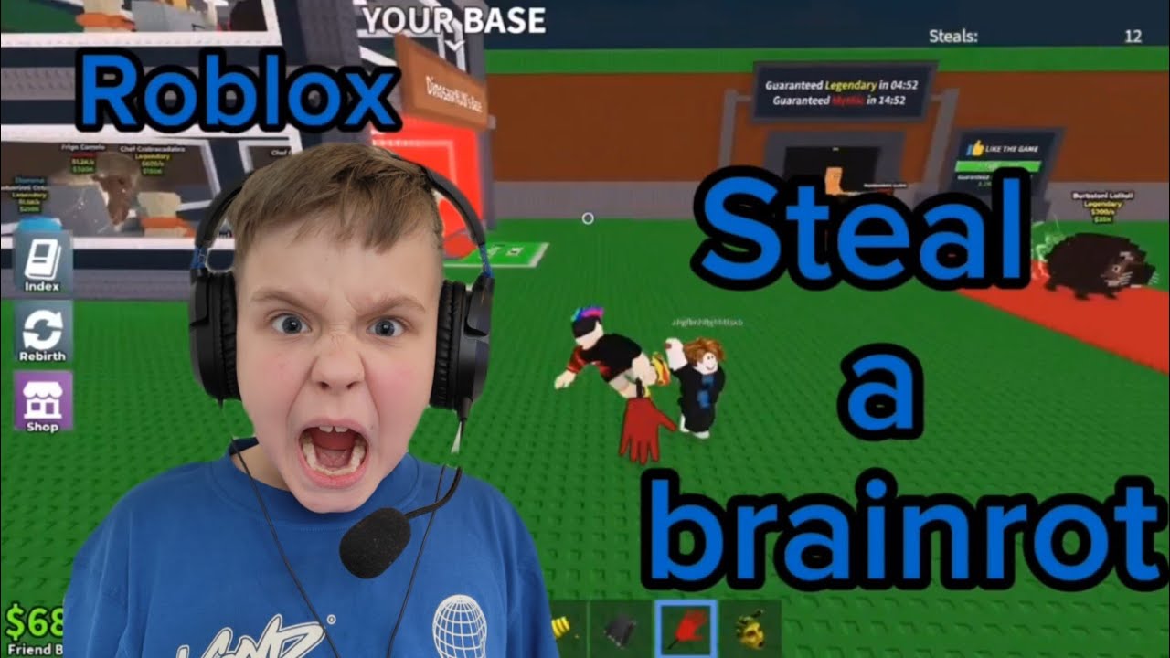 Steal A Brainrot Roblox Roblox Stealabrainrot Youtube