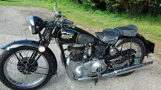 1939 RUDGE 500 SPECIAL. WALK ROUND AND START UP