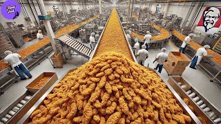 LES SECRETS DE FABRICATION DES TENDRES CROUSTILLANTS KFC EN USINE