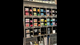 Scraproom Tour 2025: First time sharing my room & how I organize stamps, inks, ephemera & more