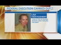 US carries out first execution of a female inmate since 1953