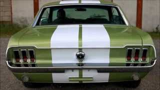 1968 Ford Mustang GT-Look V8 289cui [ Califorinia Import ] Limegreen - Soundcheck - US-CAR-ONE