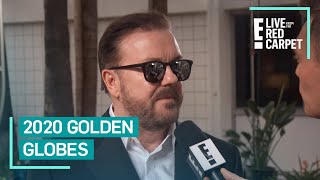 Ricky Gervais Warms Up for 2020 Golden Globes | E! Red Carpet & Award Shows