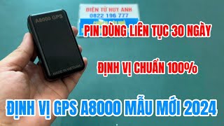 Máy định vị a8000 không dây pin khủng 30 ngày , định vị siêu nhỏ giá rẻ hỗ trợ nghe âm thanh 8-10m