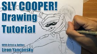 How to Draw Sly Cooper: Step By Step (2016 Film Version)