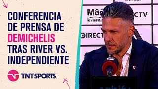 EN VIVO: Martín Demichelis habla en conferencia de prensa tras River vs. Independiente