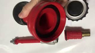 Plastic and Aluminum material fire nozzle