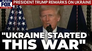 It's Over...Trump Sides w/ Putin And Blames Ukraine