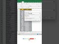 Pivot Table In Excel | Pivot Table In Excel In Hindi #shorts #excel