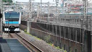 [警笛あり]JR東日本E233系1000番台120編成京浜東北線快速 日暮里駅通過