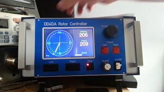 DD4DA Rotor Controller using an 800x480 Pixel TFT, controlled by an SSD1963 / STM32F407