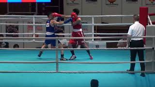 2019 国体　成年　B級　村野航　対　池側純　BOXING