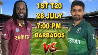 West Indies vs Pakistan 1st T20 full match highlights 2021 |BARBADOS | 28 JULY |WI vs PAK Highlights