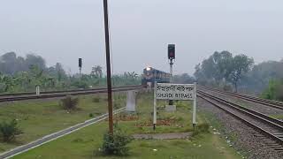 Madhumati Express ,with power WDM3A 6510,passed through ISHURDI BYPASS station