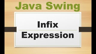 Java Infix Expression Evaluator